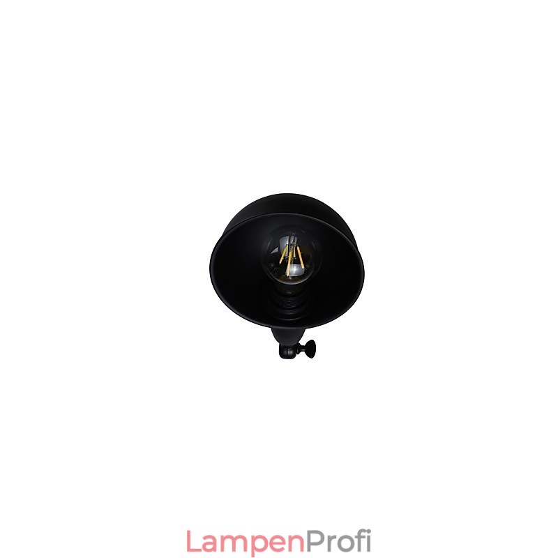Wandleuchte aus lackiertem Stahl, dumme schwarze amerikanische Kaffeedekoration, Retro-Wandleuchte, Lichtschwertlampe an der Wand