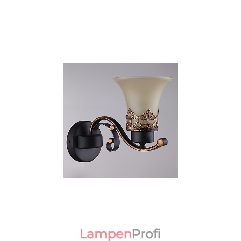 Amerikanische Vintage-Wandlampe aus Metall mit Glas im Landhausstil mit einem Kopf für die Wanddekoration im Kantinenzimmer, Wohnzimmer, Eingangsbereich
