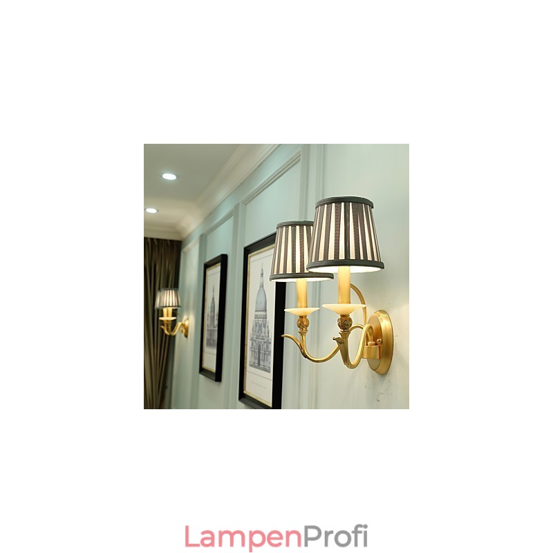 Einfaches Landhaus, traditionelles klassisches Messing-Feature für Wandleuchten im Mini-Stil, Uplight-Wandleuchter