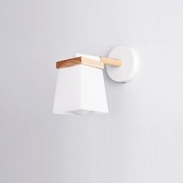 Squere Glassshade Wandleuchte für Schlafzimmer Moderne Funktion Umgebungslicht Wandleuchten Wandleuchte
