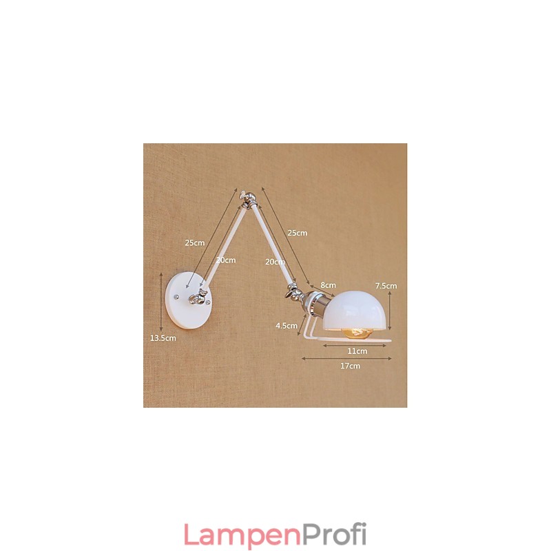 Vintage Country Painting Feature für Mini Style Swing Arm Augenschutz Umgebungslicht Swing Arm LightsWall