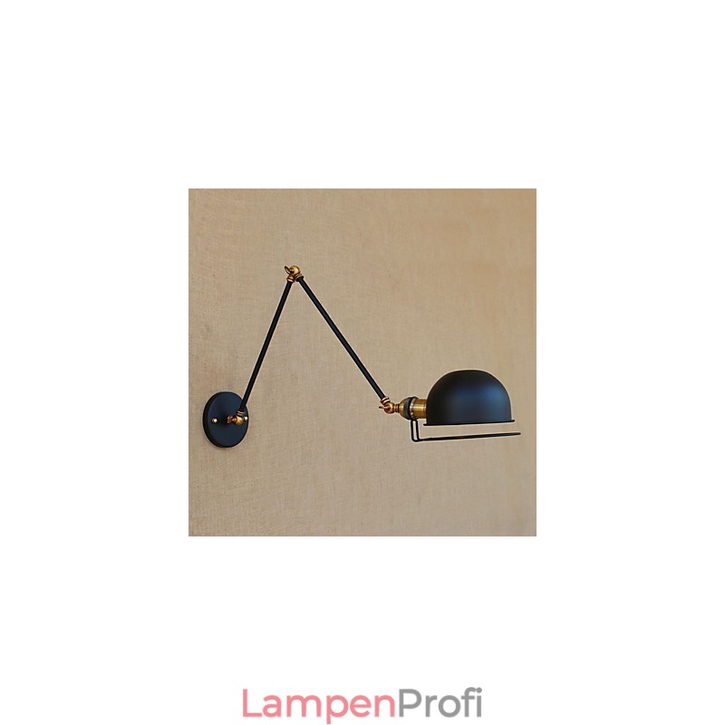Einfache Vintage-Landhausmalerei für Wandleuchten im Mini-Stil mit Schwenkarm und Augenschutz, Umgebungslicht