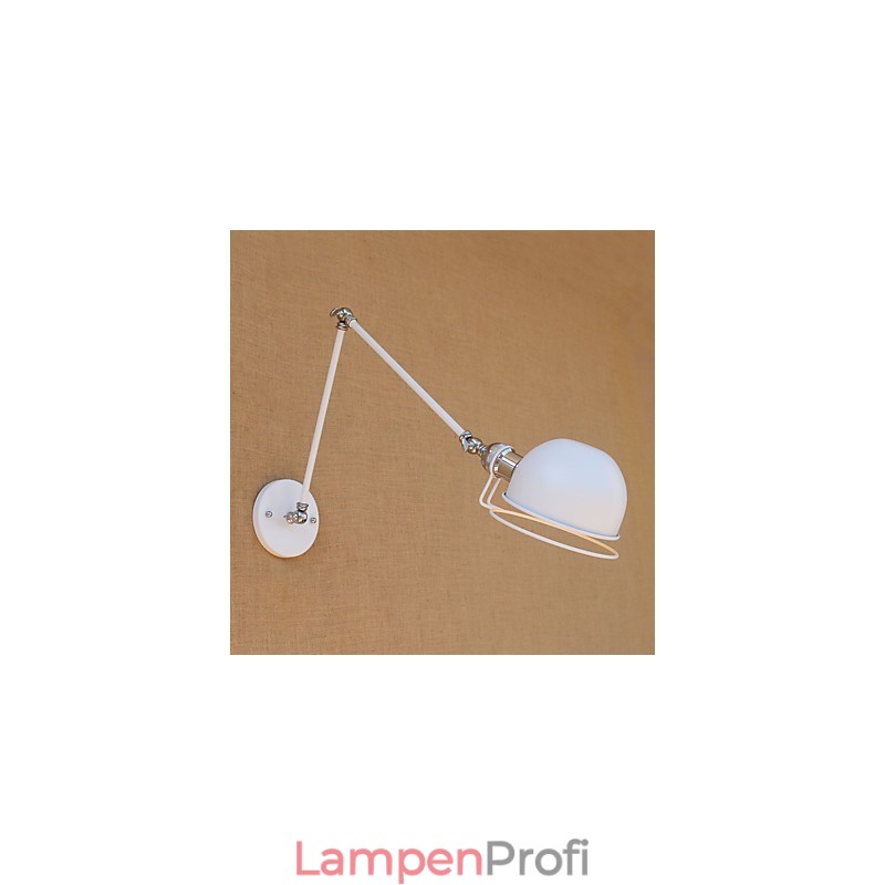 Einfache Vintage-Landhausmalerei für Wandleuchten im Mini-Stil mit Schwenkarm und Augenschutz, Umgebungslicht