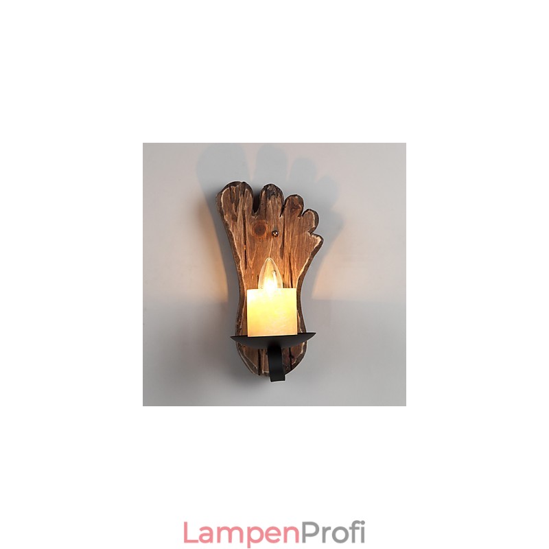 Einkopf-Industrie-Vintage-Retro-Wandleuchte aus Holz und Metall, Farbe zum Dekorieren von Wandleuchten im Home-Hotel-Korridor