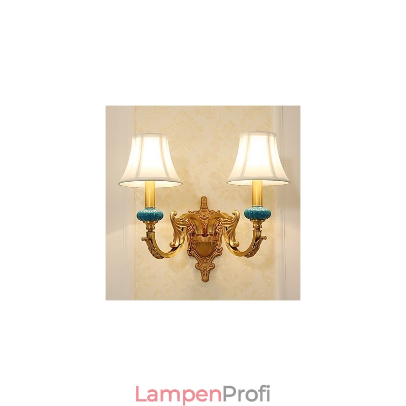 Einfaches Landhaus, traditionelles klassisches Messing-Feature für Wandleuchten im Mini-Stil, Uplight-Wandleuchter