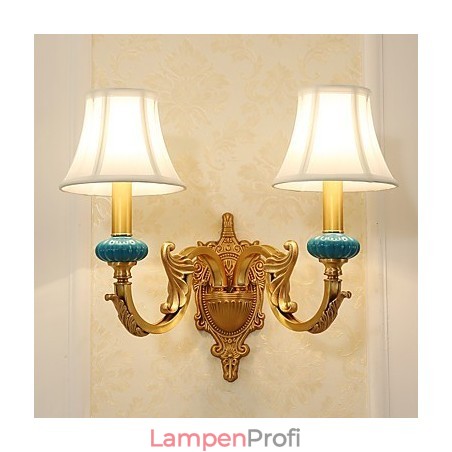 Einfaches Landhaus, traditionelles klassisches Messing-Feature für Wandleuchten im Mini-Stil, Uplight-Wandleuchter