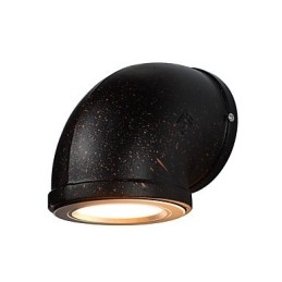 Wandleuchte Wandleuchten Wand Eisen Wandlampe dumm schwarz Lichtschwert Lampe an der Wand
