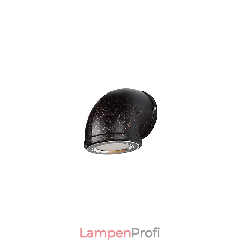 Wandleuchte Wandleuchten Wand Eisen Wandlampe dumm schwarz Lichtschwert Lampe an der Wand