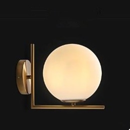 Zeitgenössische und vertraglich vereinbarte Glaswandlampe Schmiedeeisen Individualität