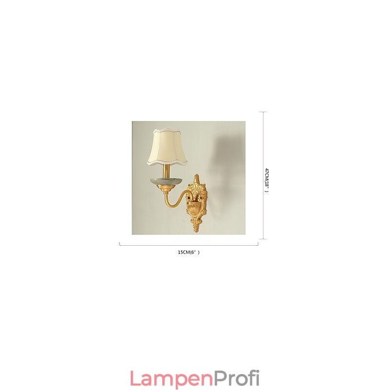 Einfaches Landhaus, traditionelles klassisches Messing-Feature für Wandleuchten im Mini-Stil, Uplight-Wandleuchter