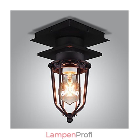 Retro Schmiedeeisen Wandleuchte Einzelkopf Antike Reminiszenzlampe Loft Amerikanische Eisen Vintage Kleine Käfige Deckenleuchte Retro Schmiedeeisen Wandleuchte Einzelkopf Antike Reminiszenzlampe Loft Amerikanische Eisen Vintage Kleine Käfige Deckenleuchte