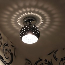 Kreative poröse Kugel ästhetische Reflexion absorbieren Kuppel Licht Schmiedeeisen Lampe