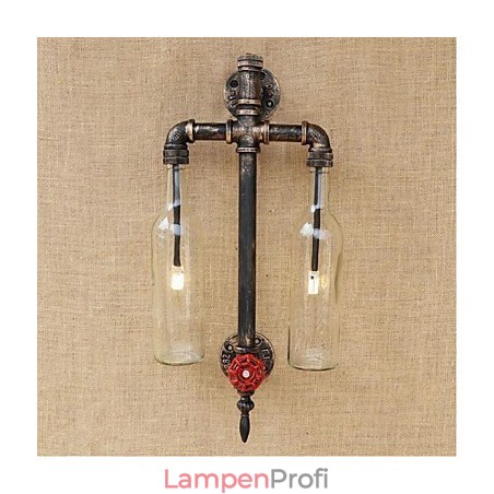 Amerikanischen Themen Restaurant Bar Eisen Mit Schalter Wasser Rohr Wein Flasche Wand Lampe Transparent Amerikanischen Themen Restaurant Bar Eisen Mit Schalter Wasser Rohr Wein Flasche Wand Lampe Transparent