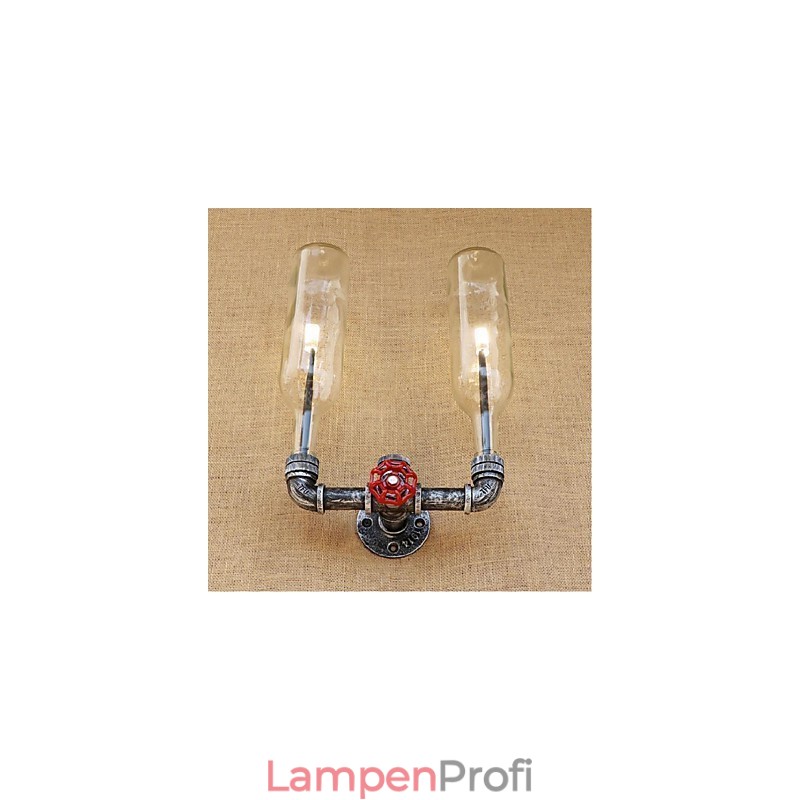 Retro Industrielle Windschalter Wasserflasche Wandlampe Wandleuchte