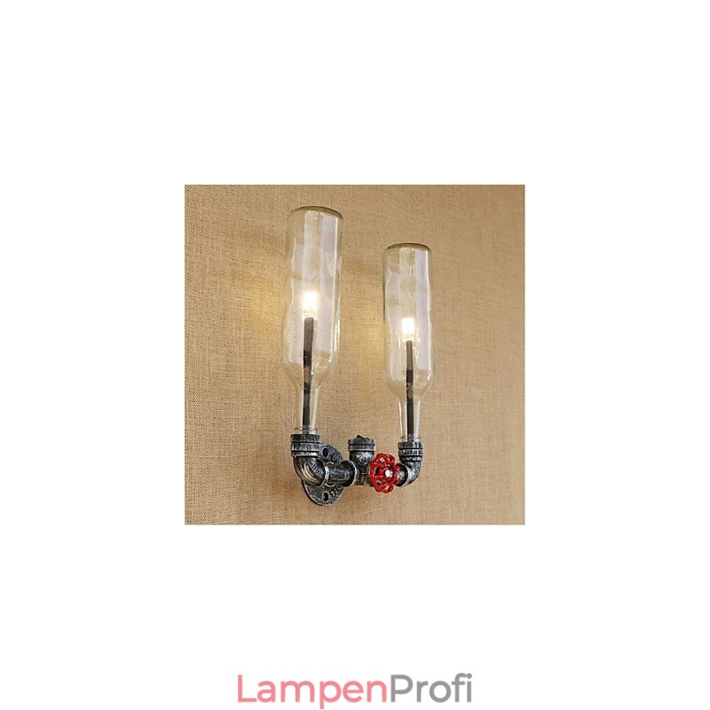 Retro Industrielle Windschalter Wasserflasche Wandlampe Wandleuchte