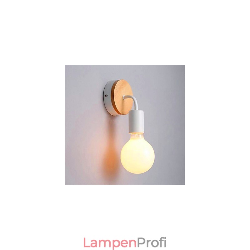 Moderne minimalistische kreative Persönlichkeit Holz Eisen Lampe Korridor Balkon Schlafzimmer Nacht Eisen Wandlampe