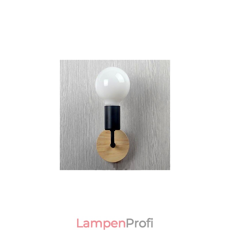 Moderne minimalistische kreative Persönlichkeit Holz Eisen Lampe Korridor Balkon Schlafzimmer Nacht Eisen Wandlampe