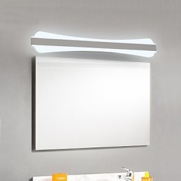 Hochwertige 10W Spiegellampe Badezimmerleuchten Edelstahl und Acryl Wandleuchten Make-up Beleuchtung