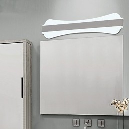 Hochwertige 10W Spiegellampe Badezimmerleuchten Edelstahl und Acryl Wandleuchten Make-up Beleuchtung