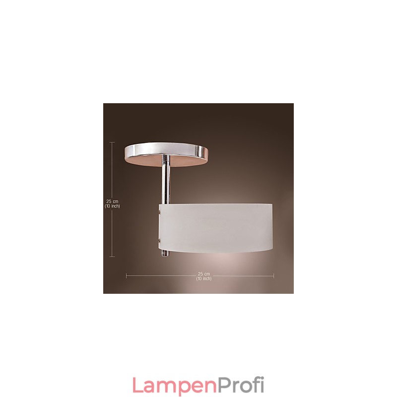 Moderne zeitgenössische Mini-Stil Chrom Metall Kronleuchter Unterputz Garage