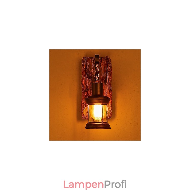 Einkopf-Industrie-Vintage-Retro-Wandleuchte aus Holz und Metall, Farbe zum Dekorieren von Wandleuchten im Home-Hotel-Korridor