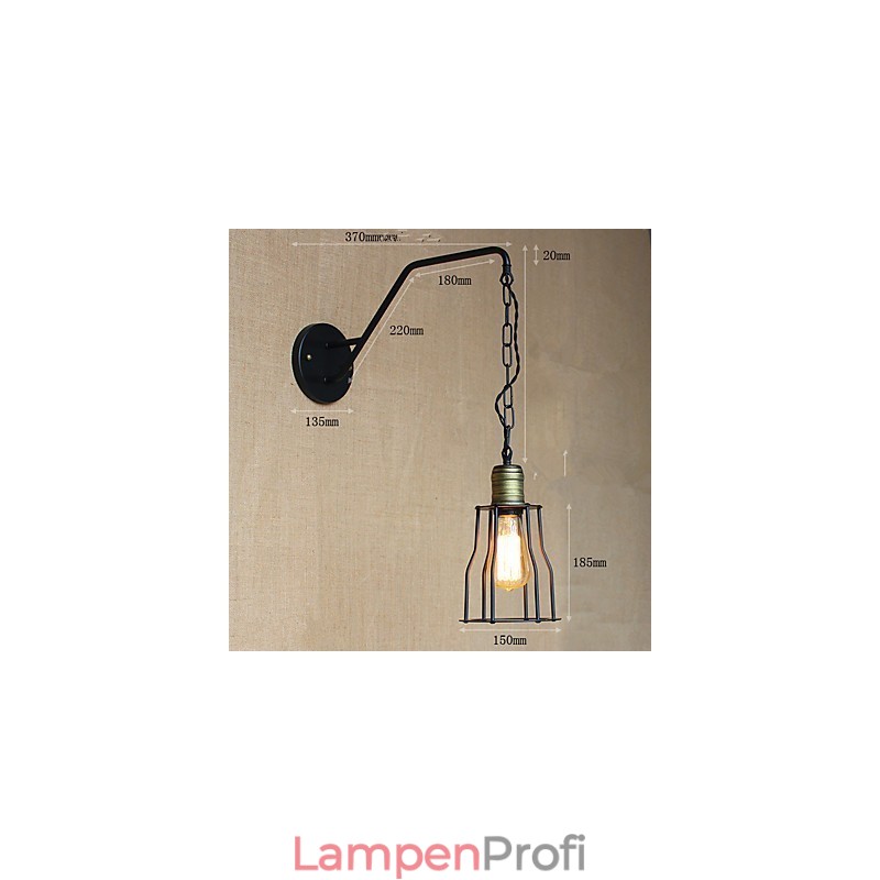 Restaurant Cafe Kette Korridore Eisen Wandleuchte