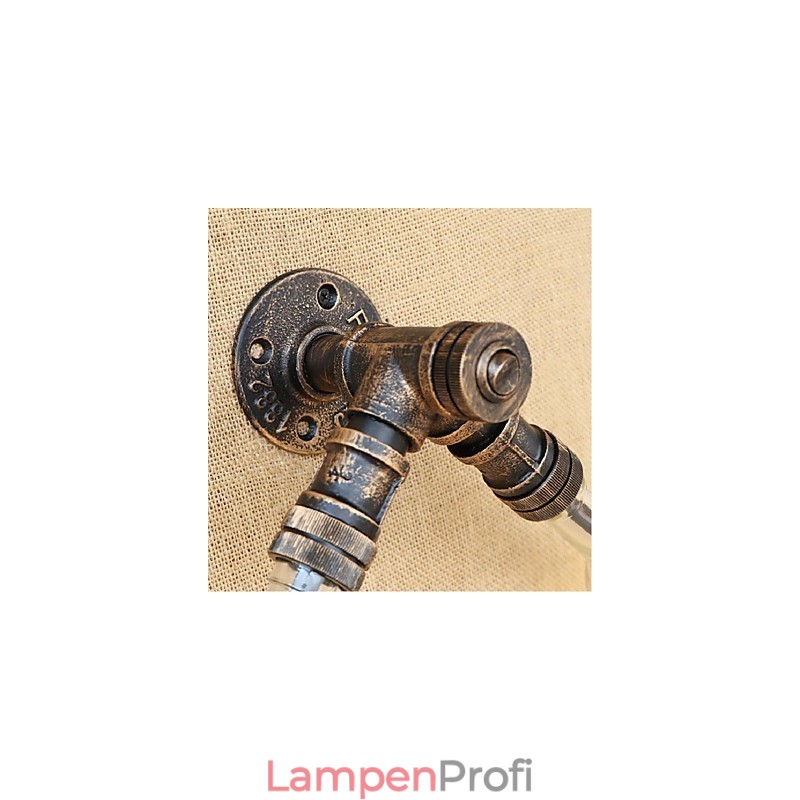 Retro American Village Creative Industry Wind Designer Wasserflasche Wandleuchte Wandleuchte Blau