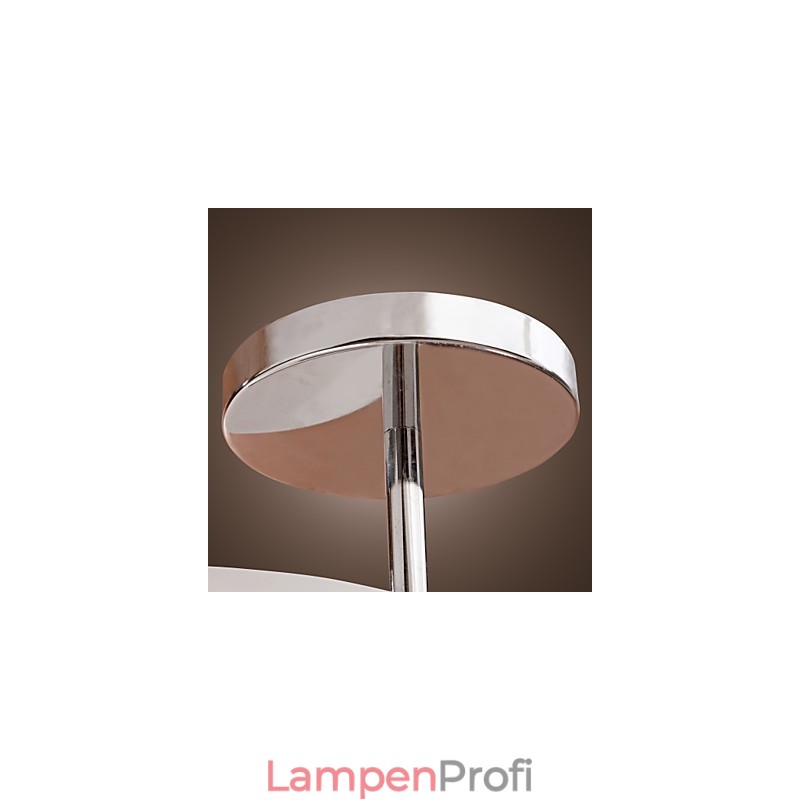 Moderne zeitgenössische Mini-Stil Chrom Metall Kronleuchter Unterputz Garage