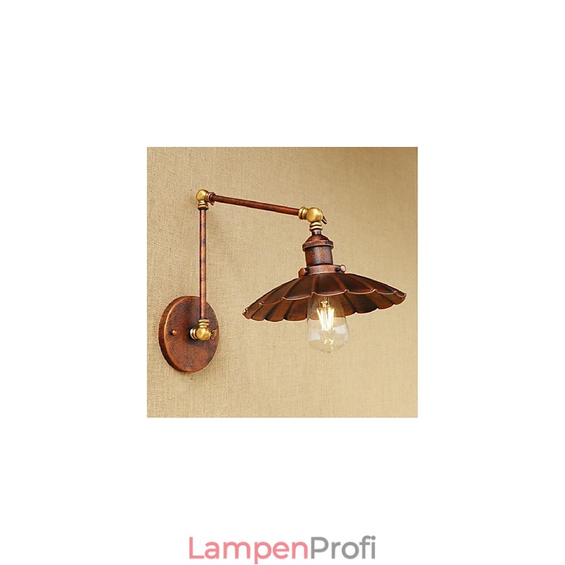 Lange arm Halb rost Retro Kreative Nostalgische Versenkbare Klapp Wandleuchten Wand Licht