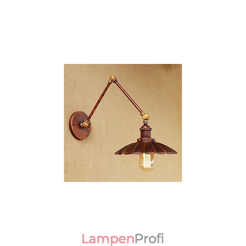 Lange arm Halb rost Retro Kreative Nostalgische Versenkbare Klapp Wandleuchten Wand Licht