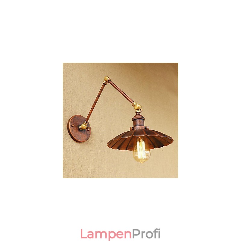Lange arm Halb rost Retro Kreative Nostalgische Versenkbare Klapp Wandleuchten Wand Licht
