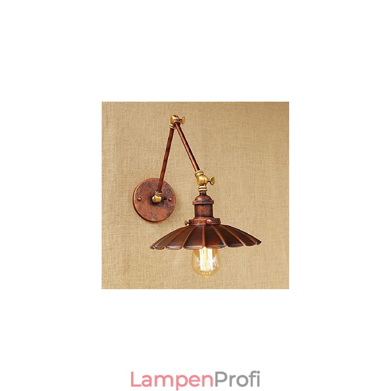 Lange arm Halb rost Retro Kreative Nostalgische Versenkbare Klapp Wandleuchten Wand Licht