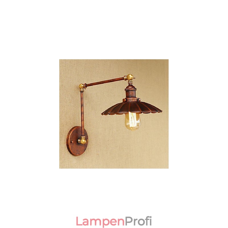 Lange arm Halb rost Retro Kreative Nostalgische Versenkbare Klapp Wandleuchten Wand Licht