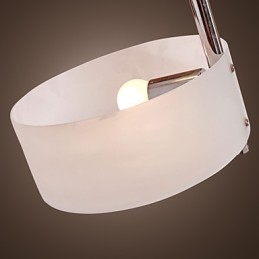 Moderne zeitgenössische Mini-Stil Chrom Metall Kronleuchter Unterputz Garage