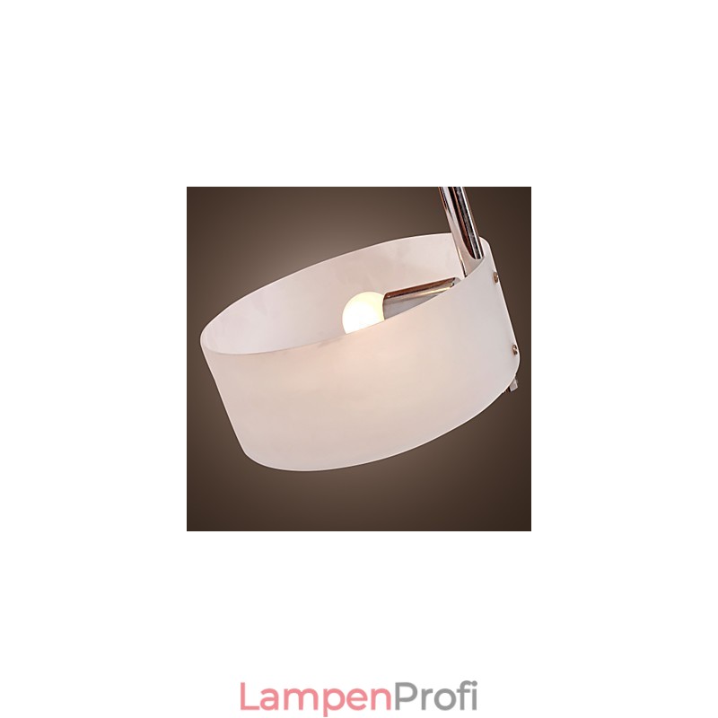 Moderne zeitgenössische Mini-Stil Chrom Metall Kronleuchter Unterputz Garage