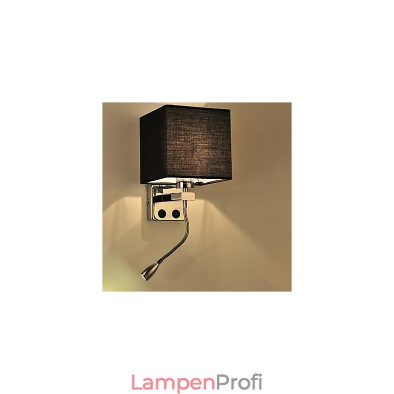 Die moderne Hotelzimmer-Leselampe aus Stoff für Flur und Balkon, Nachttischlampe