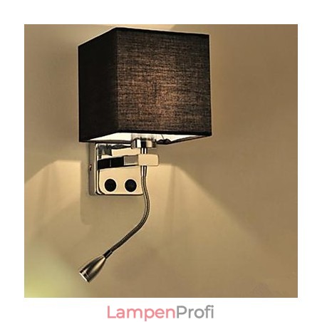 Die moderne Hotelzimmer-Leselampe aus Stoff für Flur und Balkon, Nachttischlampe