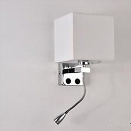 Die moderne Hotelzimmer-Leselampe aus Stoff für Flur und Balkon, Nachttischlampe