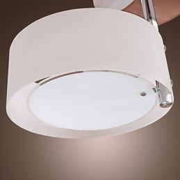 Moderne zeitgenössische Mini-Stil Chrom Metall Kronleuchter Unterputz Garage