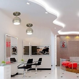 Moderne zeitgenössische Mini-Stil galvanisierte Metall Unterputz