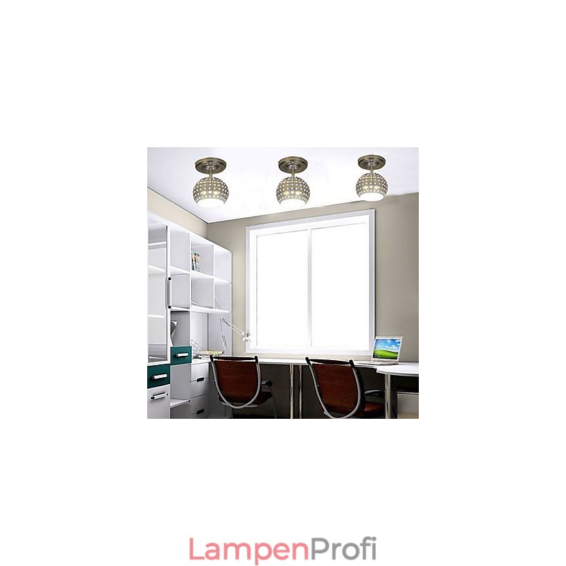 Moderne zeitgenössische Mini-Stil galvanisierte Metall Unterputz