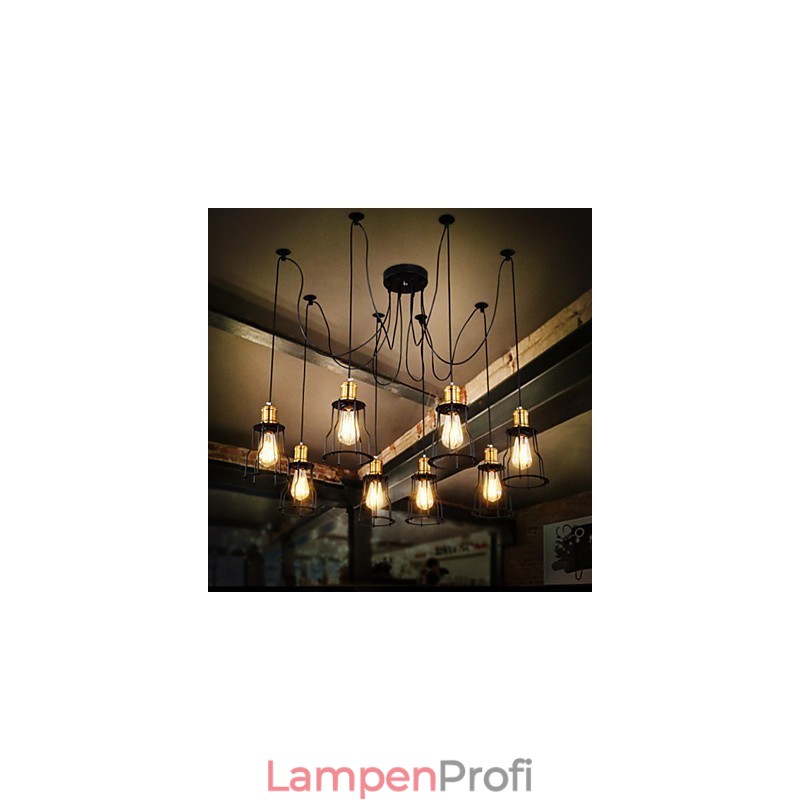 Country Designers Malerei Metall Kronleuchter