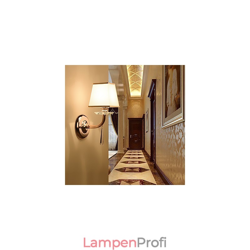 Moderne zeitgenössische galvanisierte Funktion für Kristall-Umgebungslicht-Wandleuchten Wandleuchte