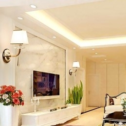 Moderne zeitgenössische galvanisierte Funktion für Kristall-Umgebungslicht-Wandleuchten Wandleuchte