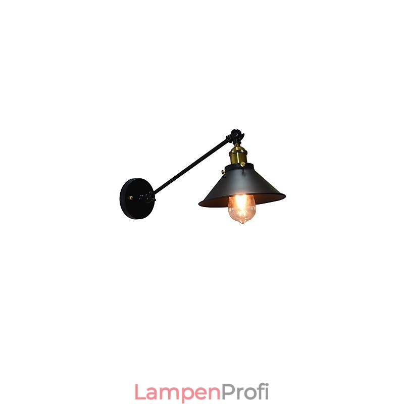 Buzz Wand Eisen Wandlampe Dumme schwarze Lichtschwertlampe an der Wand