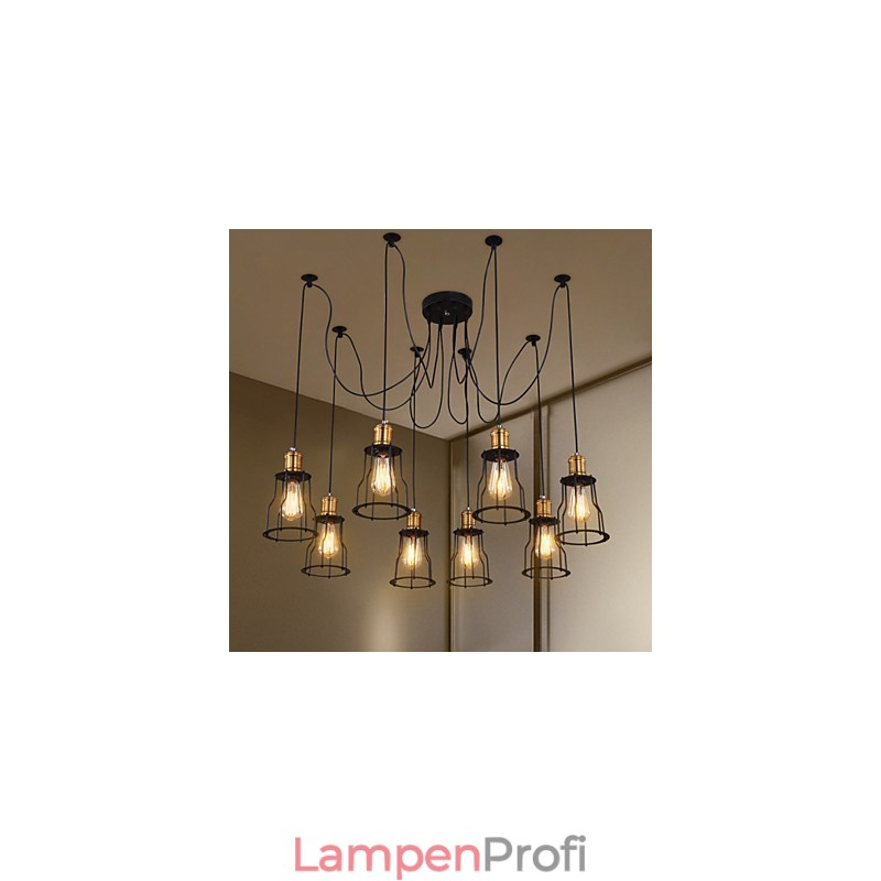 Country Designers Malerei Metall Kronleuchter