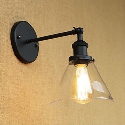 Galvanisierte Funktion im Country-Retro-Stil für Wandleuchten mit Augenschutz und Umgebungslicht im Mini-Stil