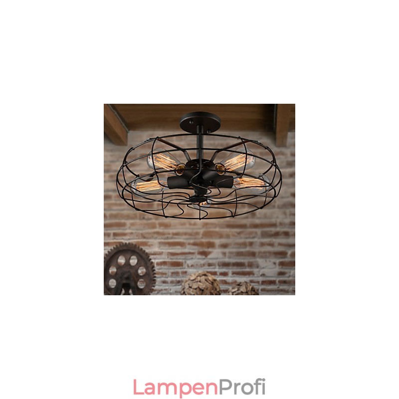 Die amerikanische Country Industrial Designer Lampe personalisierte Lampe europäischen Retro Fan Deckenleuchten