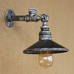 Rustikale Lodge Land Retro Malerei Funktion für Mini Stil Umgebungs Licht Wandleuchten Wand