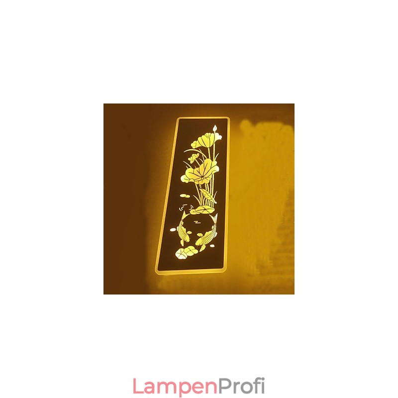 Integrierte moderne zeitgenössische moderne zeitgenössische Malerei-Funktion für Ambient Light Wandleuchten